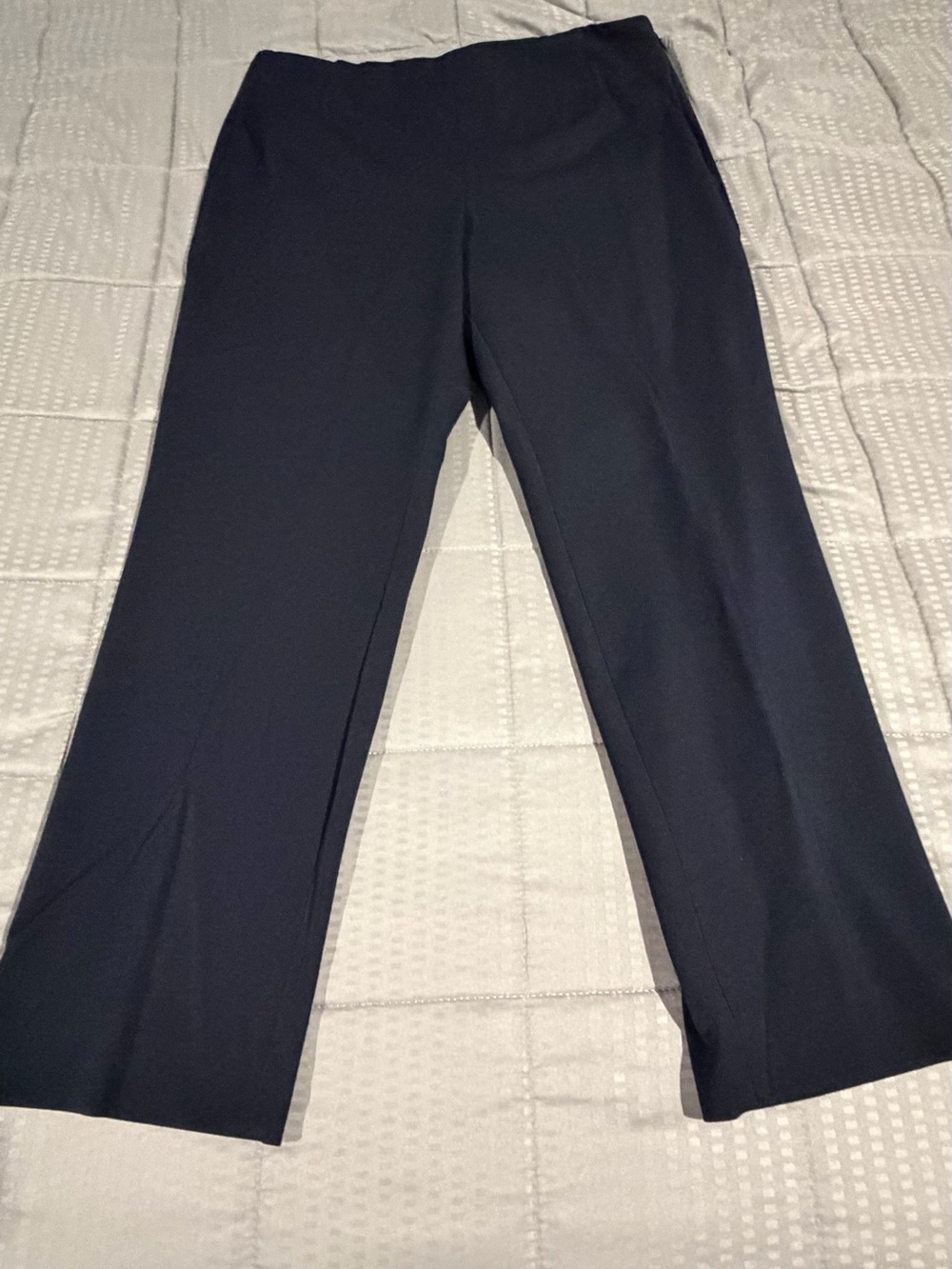 Talbots Wide-Leg Black Dress Pants